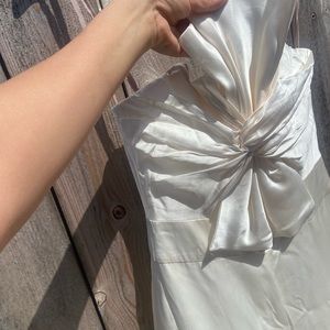 White Fame and Partners Anthropologie Bridal Jumpsuit Wedding BHLDN Wide leg